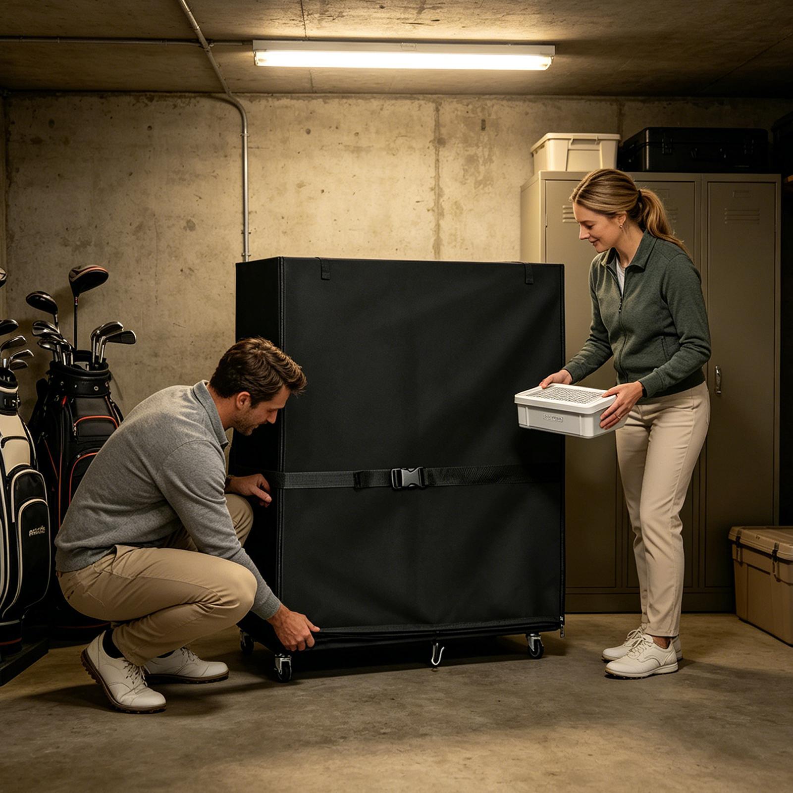 Capa de Chuva para Bolsa de Go - Golf Equipment Garage Storage avaliação e preço