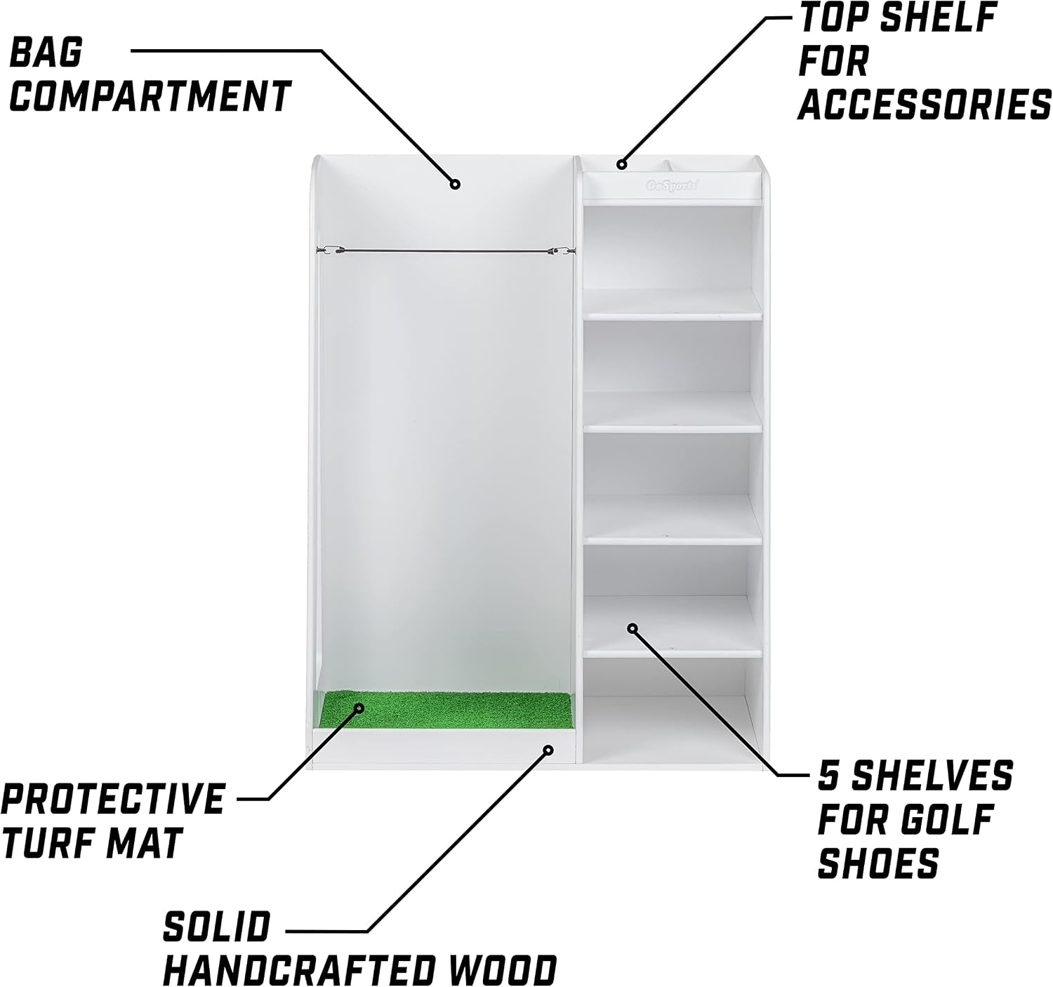 Suporte de Armazenamento para  - Golf Equipment Garage Storage avaliação e preço