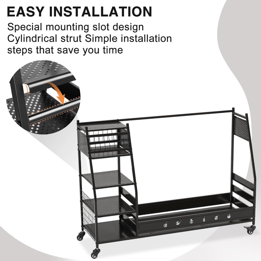 Suporte Organizador para Sacos - Golf Equipment Garage Storage avaliação e preço