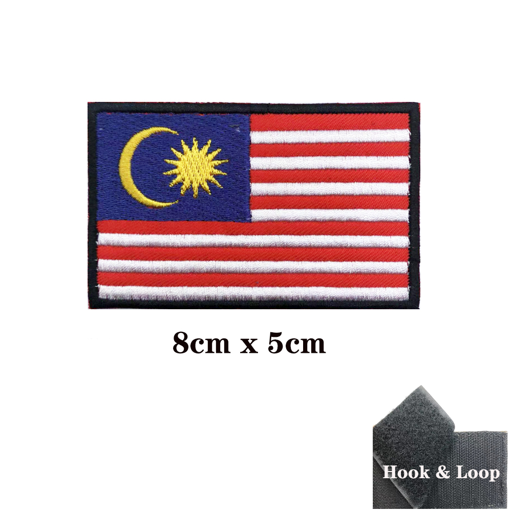 Bandeira malaia malásia remend - Golf Equipment Malaysia avaliação e preço