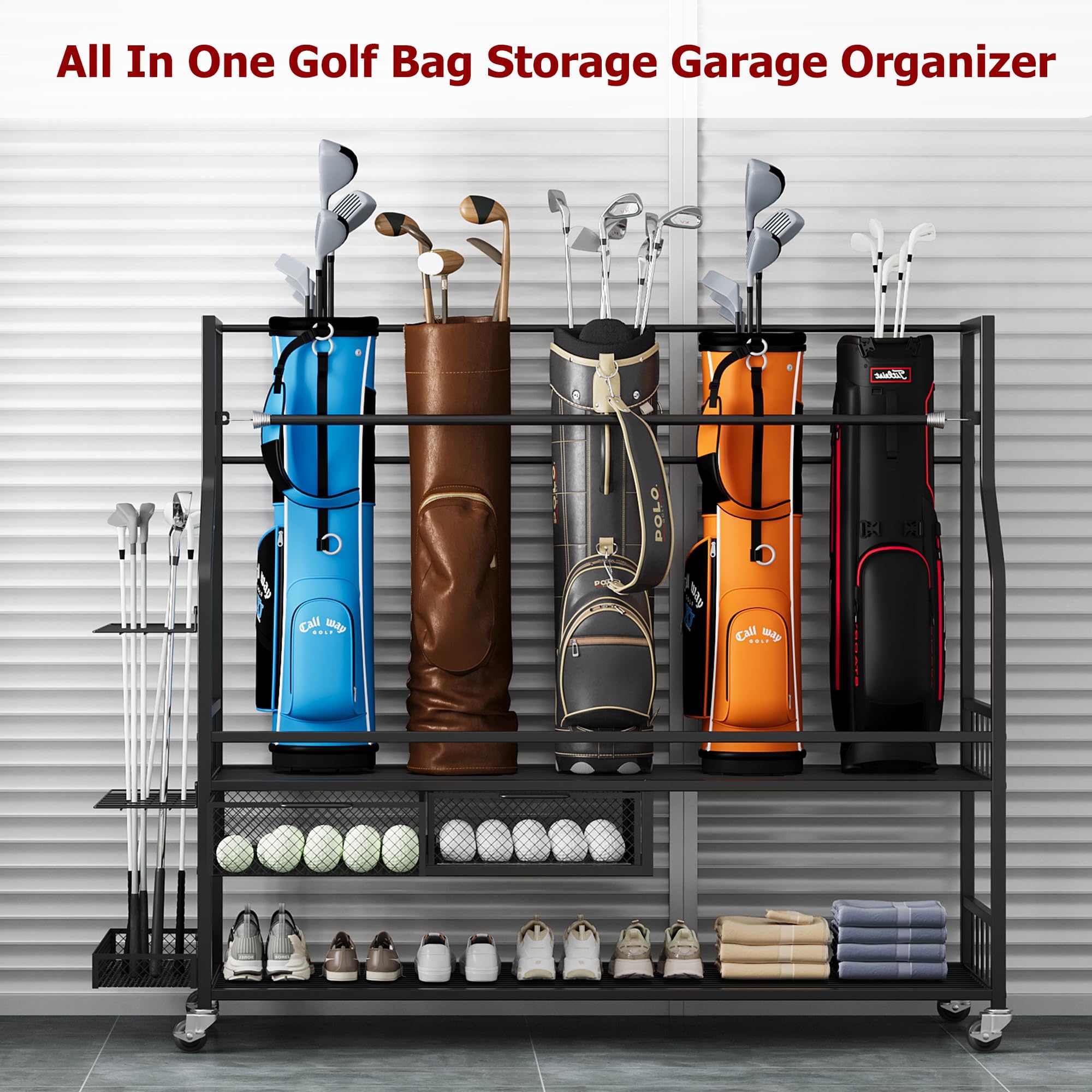 Organizador de Armazenamento p - Golf Equipment Garage Storage avaliação e preço