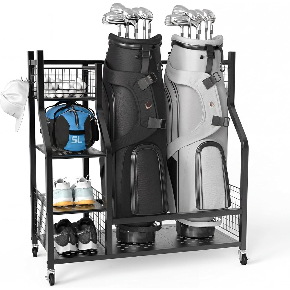 Suporte Organizador de Equipam - Golf Equipment Garage Storage avaliação e preço